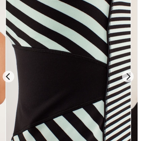Lululemon Athletica Work It Out Tank stripe top - Picture 6 of 7